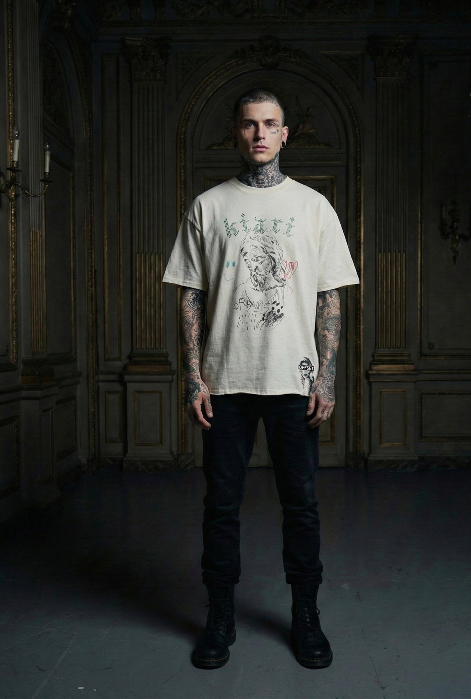 PALY HOLLYWOOD FOR KIARI OFFSET T-SHIRT