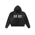 SATO: SPLIT LOGO ZIP-UP