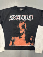 SATO Grunge Long Sleeve - Black/White