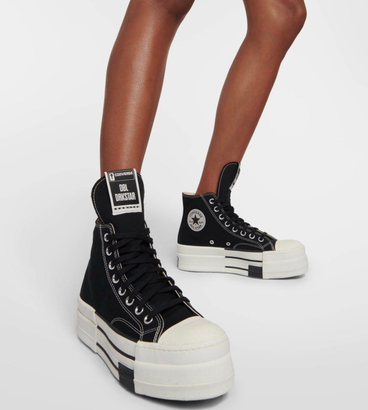 Converse x Rick Owens DRKSTAR High – Black/White