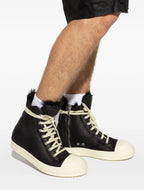 RICK OWENS
High Top Zebra Shearling Ramones Sneakers