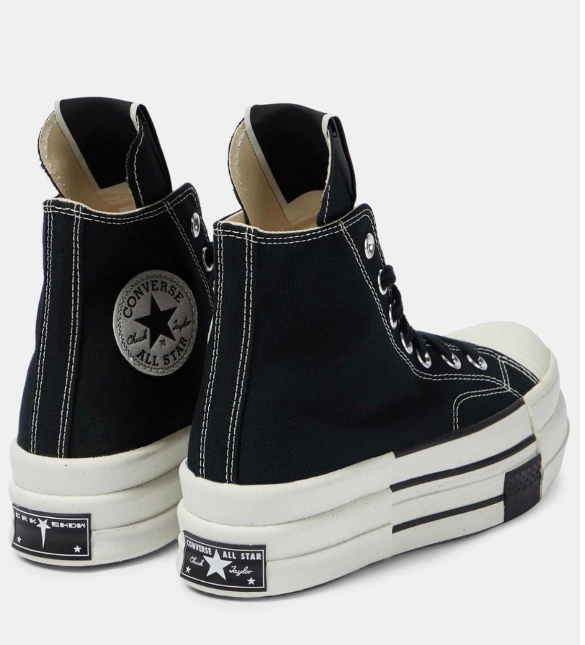 Converse x Rick Owens DRKSTAR High – Black/White