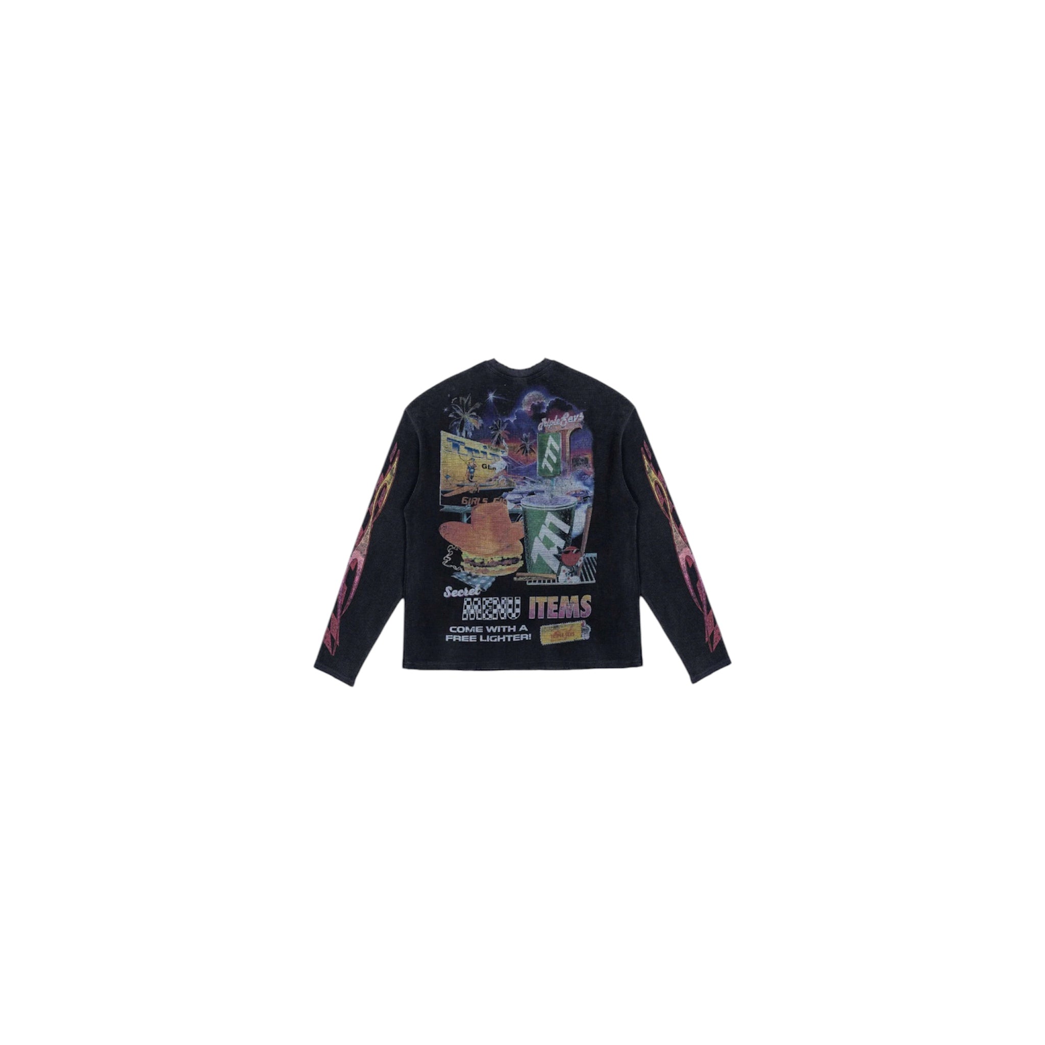 Triple Sevs Burger & Joint Long Sleeve – Black (Used 9/10)