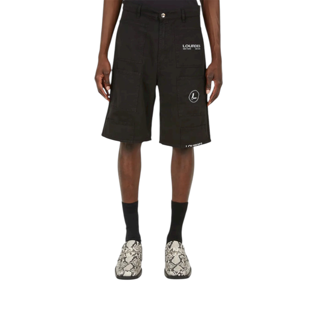 Lourdes New York Multi-Pocket Shorts – Black