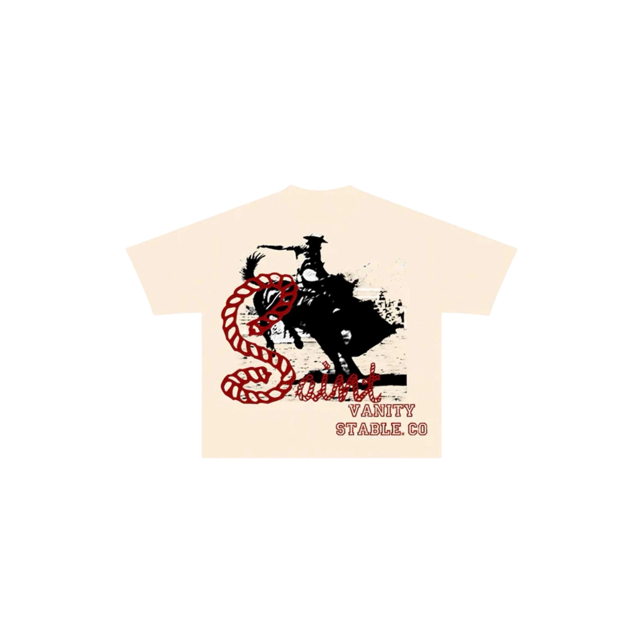 Saint Vanity Tee – Rodeo Rope Print