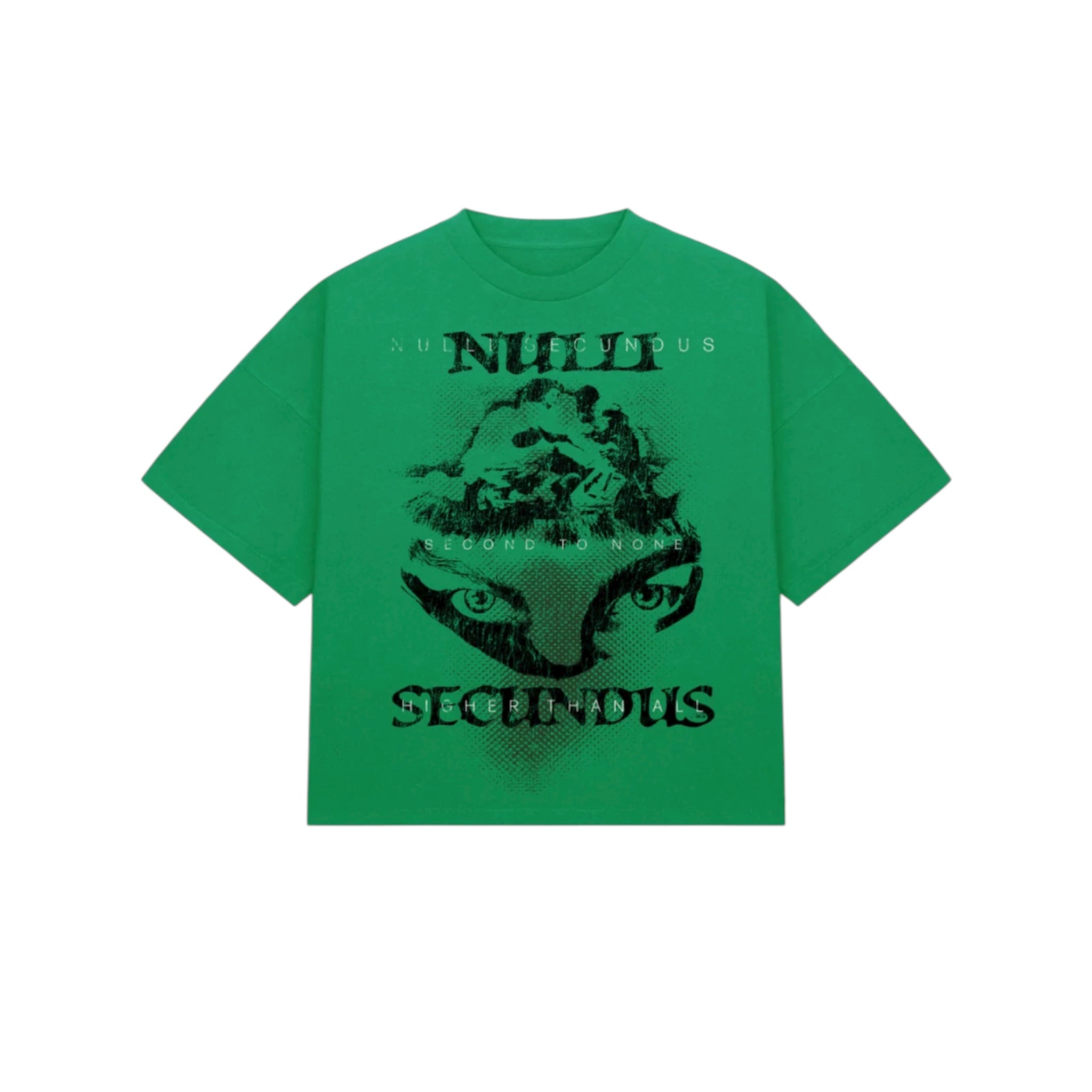 Nulli Secundus Green Tee – Vintage Graphic
