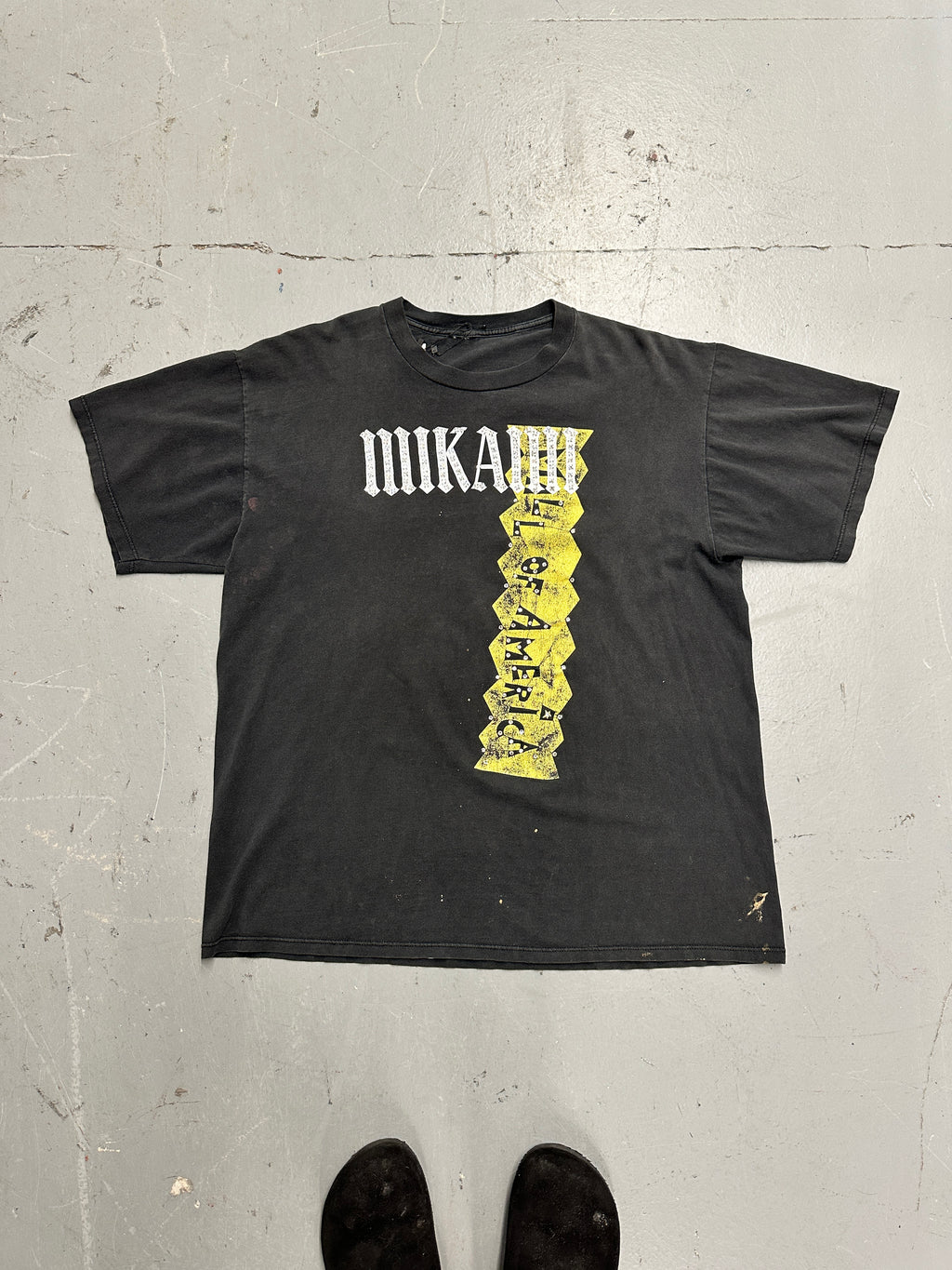 Mi Kami "Hall of Fame" Vintage Rhinestone Tee Sz-XL