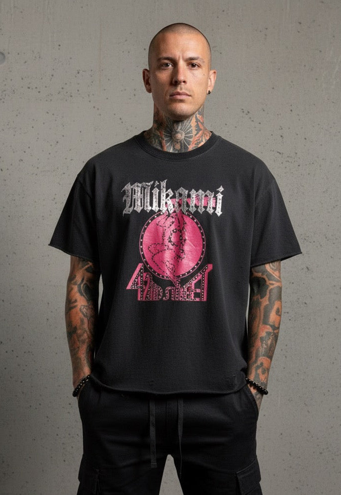 Mikami “4th Street” Pink Crystal Tee (1 of 1)