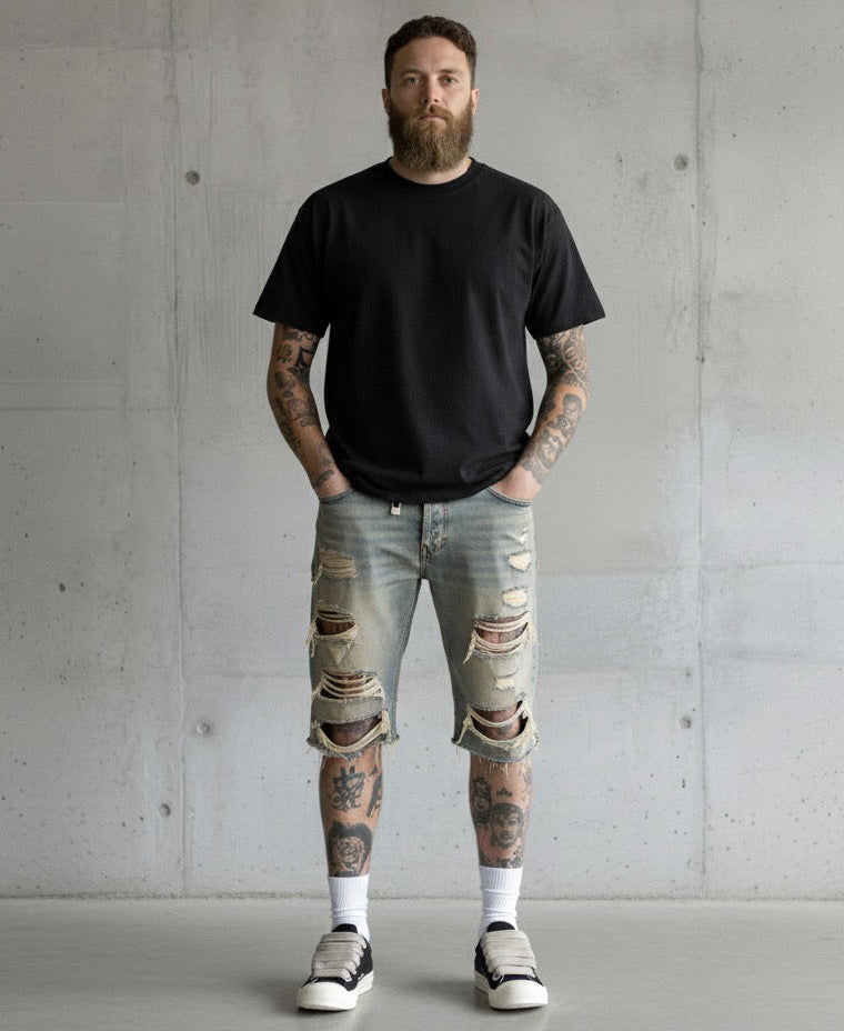 Rick Owens DRKSHDW Low Sneakers – Black & Milk