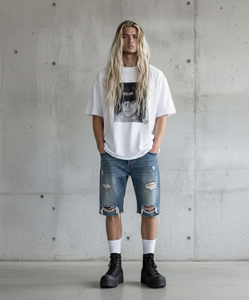 rick owens drkshdw abstract high – triple black SZ-41