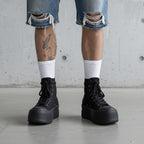 rick owens drkshdw abstract high – triple black SZ-41