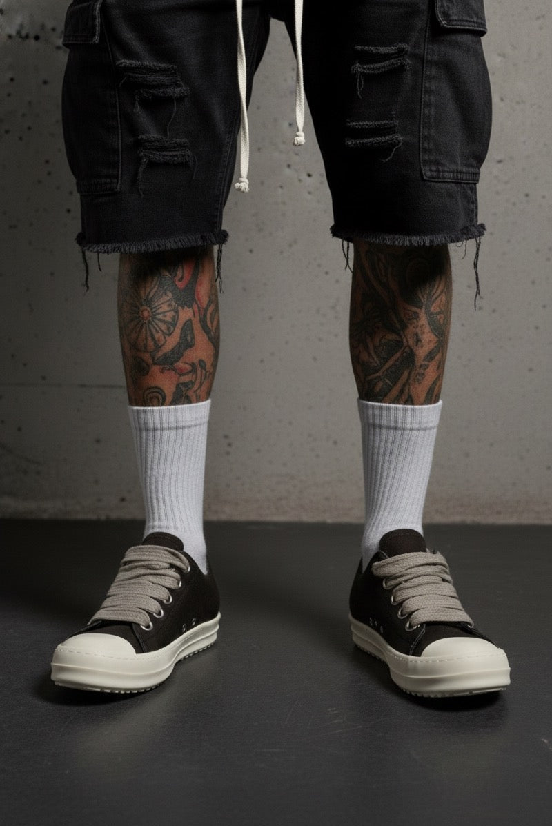 DRKSHDW FW25 CONCORDIANS JUMBOLACE 
DARKDUST/MILK/MILK