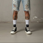 Rick Owens DRKSHDW Mule Denim “Black & Milk”