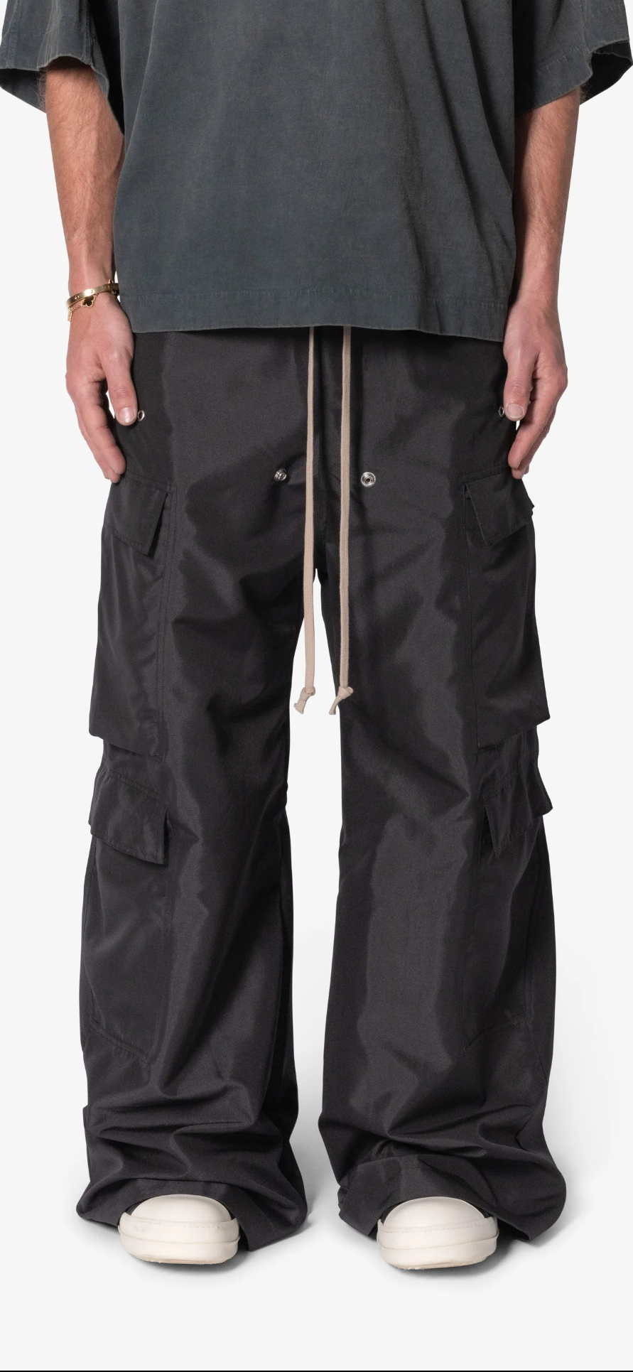 Rave Double Cargo Pants - Black