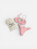 Chrome Hearts Pink Cross Underwire Bikini – Size X-Small