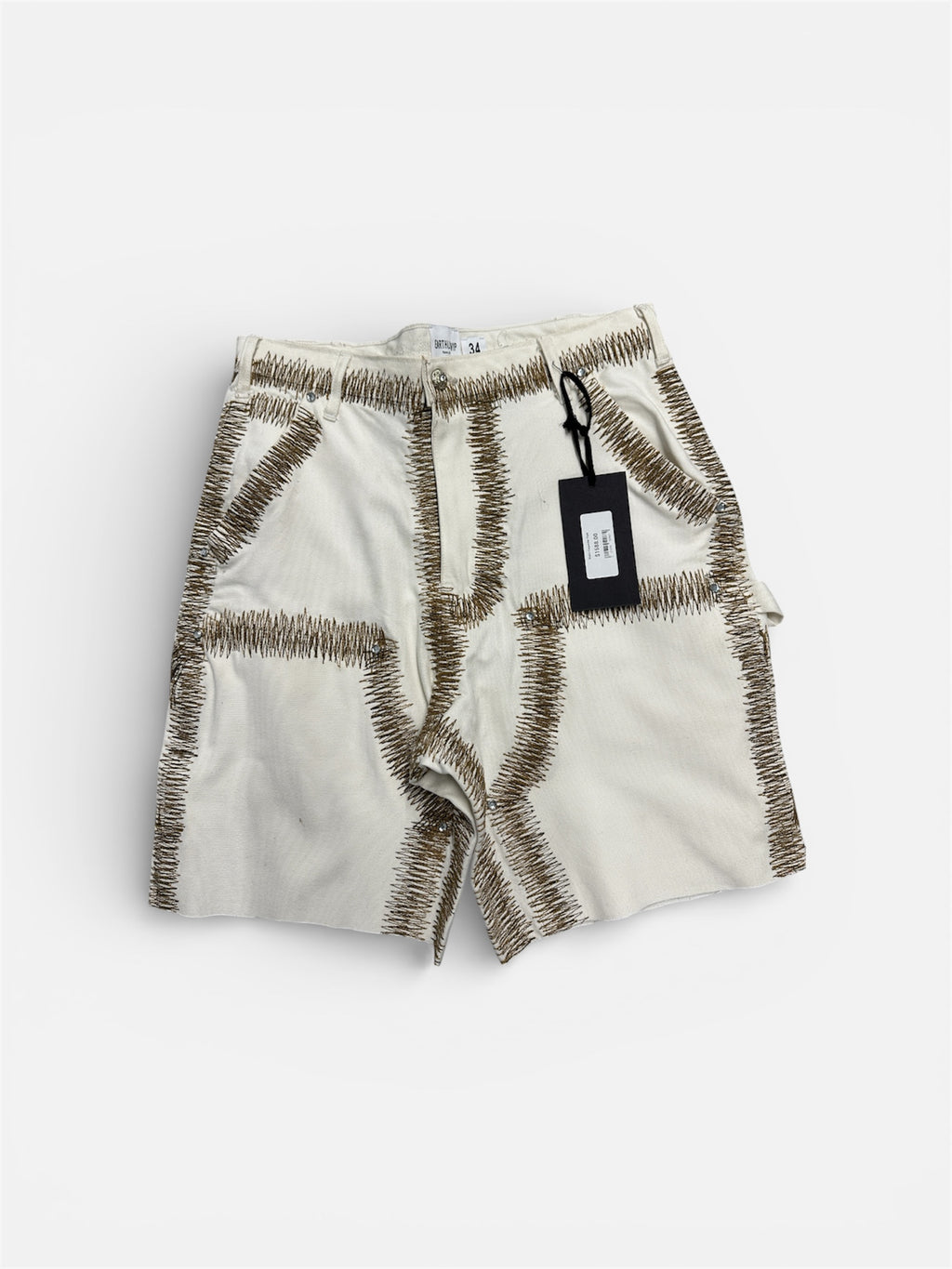 Earthling VIP Contrast Stitch – Off White (Size 34)