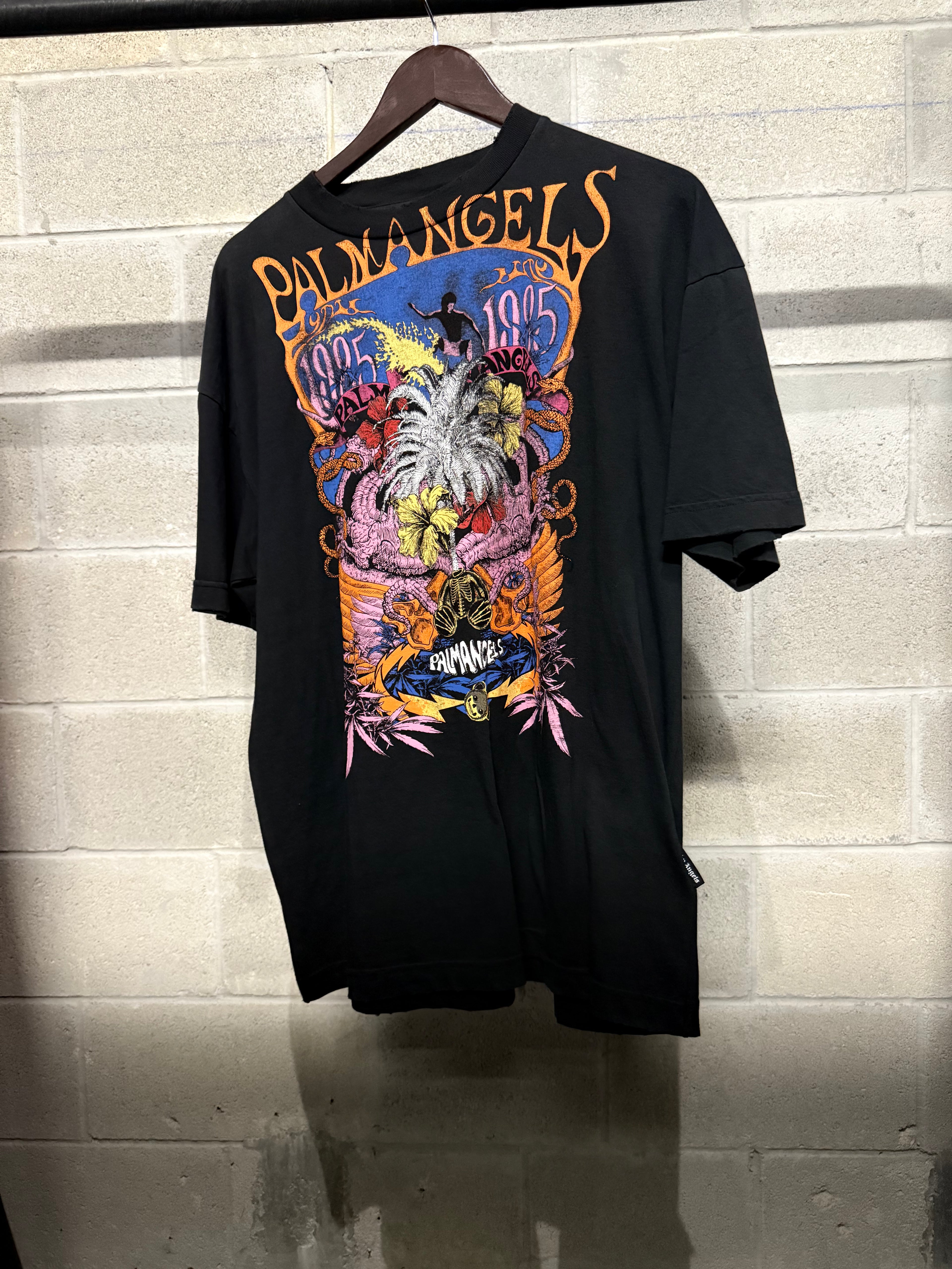 Palm Angels Surf Graphic Tee – Size S