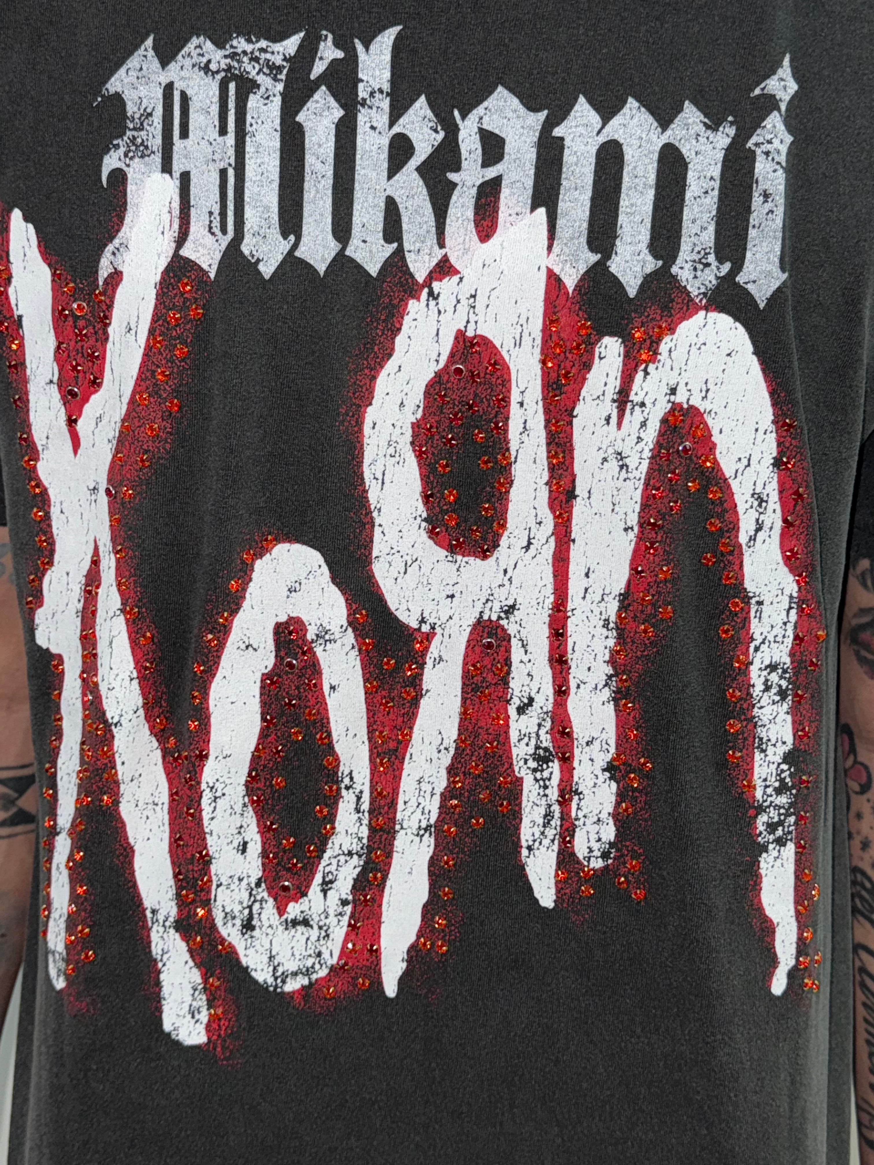 Mi Kami “Korn” Rhinestone Tee