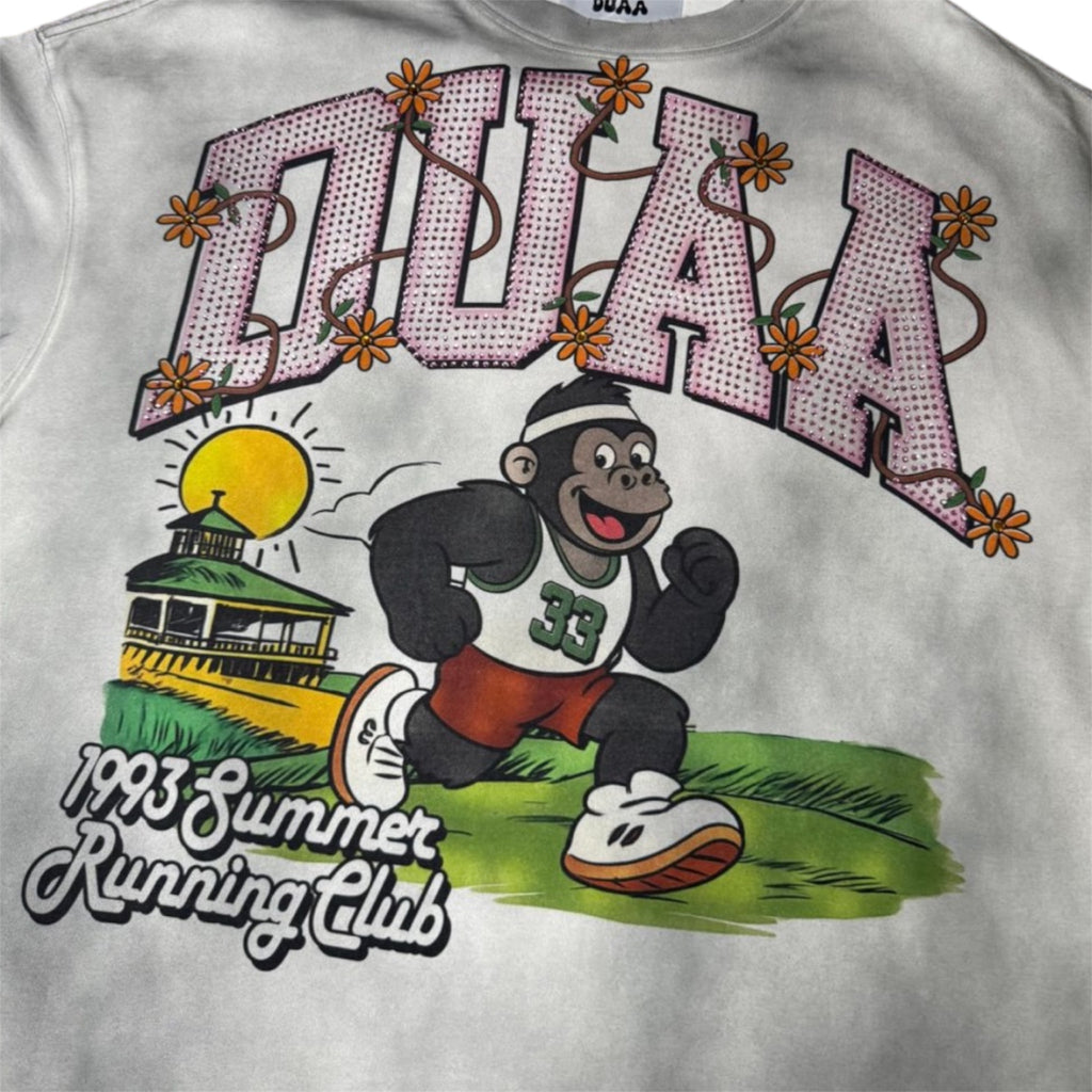 Marathon White Rhinestone Tee – Summer Running Club