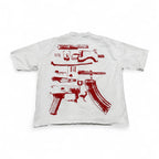 In Draco We Trust Tee – Red Print (Used 8/10)