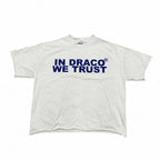 “In Draco We Trust” Graphic Tee – White (Used, 8/10)