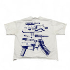 “In Draco We Trust” Graphic Tee – White (Used, 8/10)