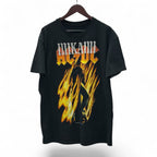 Mi Kami × AC/DC Flames Tee (1 of 1 Hand-Embellished, Size XL / Fits L)