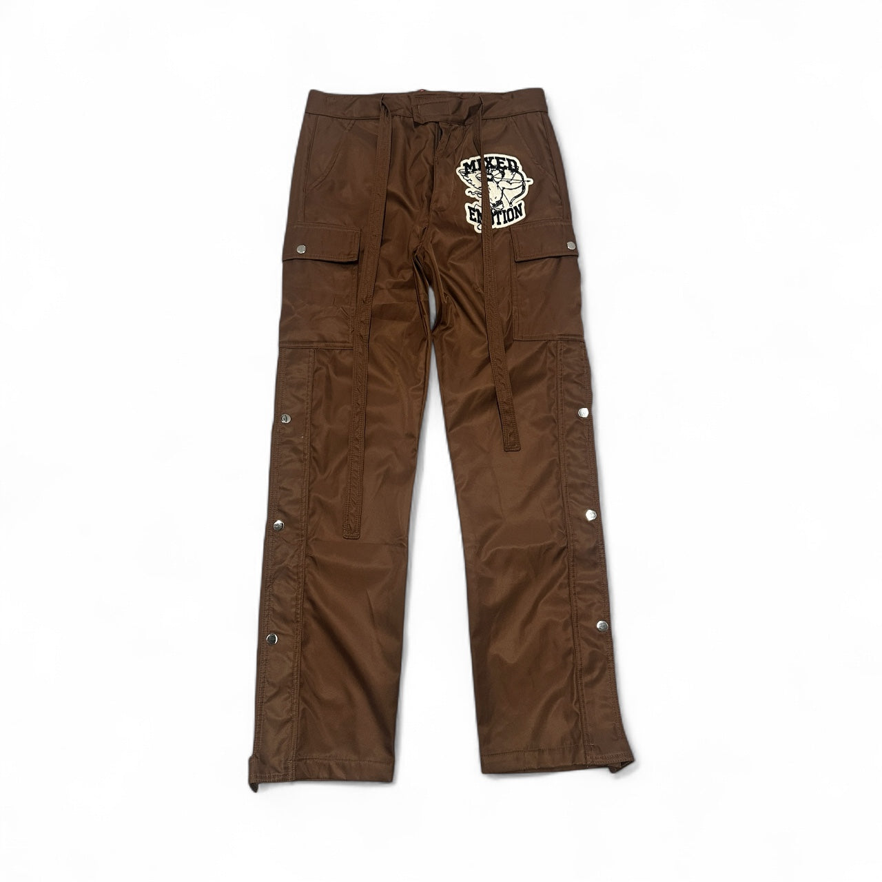 Mixed Emotion Cargo Pants – Brown