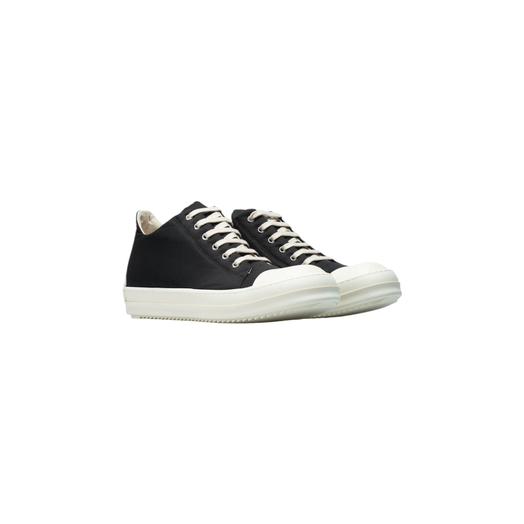 Rick Owens DRKSHDW Low Sneaks – Black Canvas