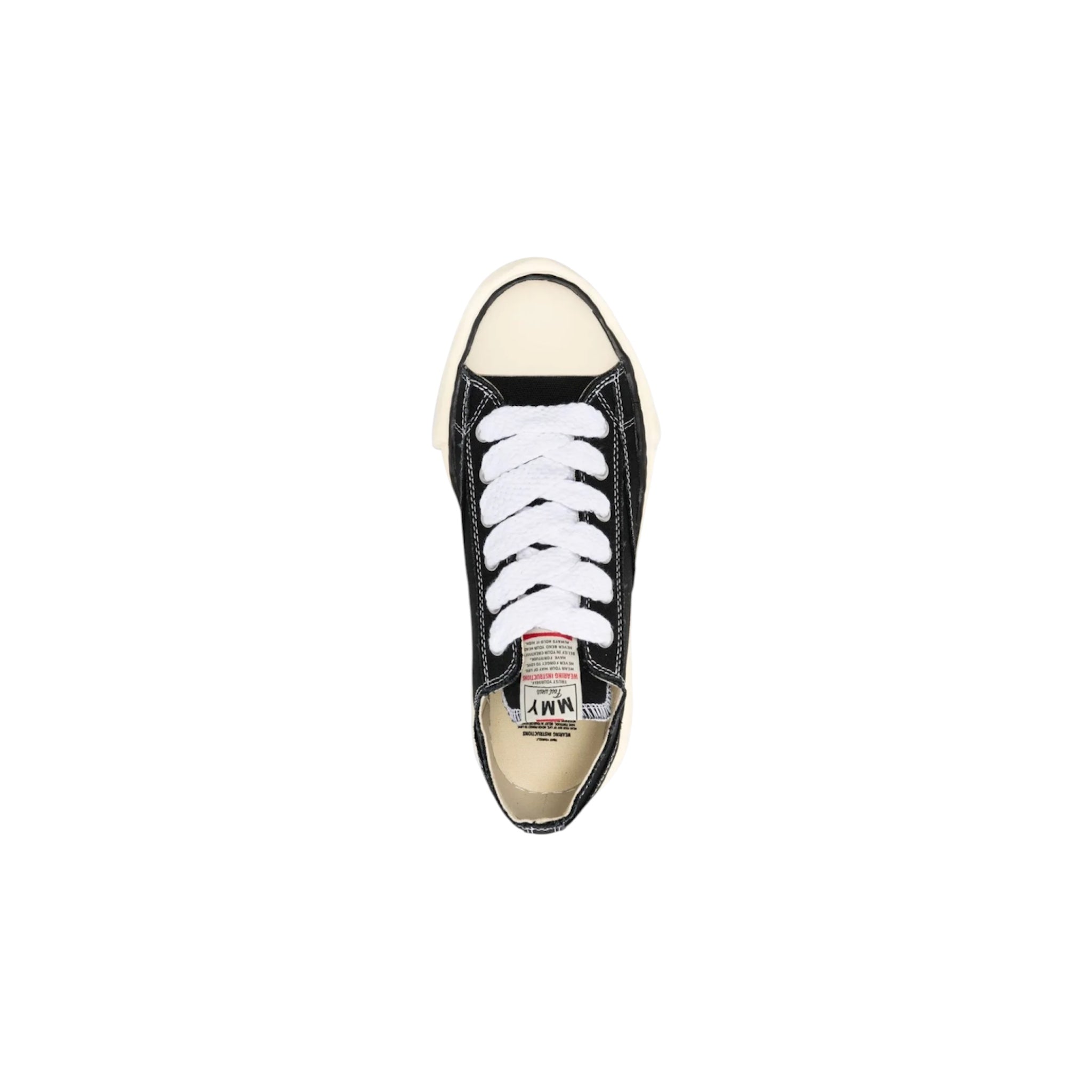 Maison Mihara Yasuhiro Blakey Low "Black/White" – Size 37