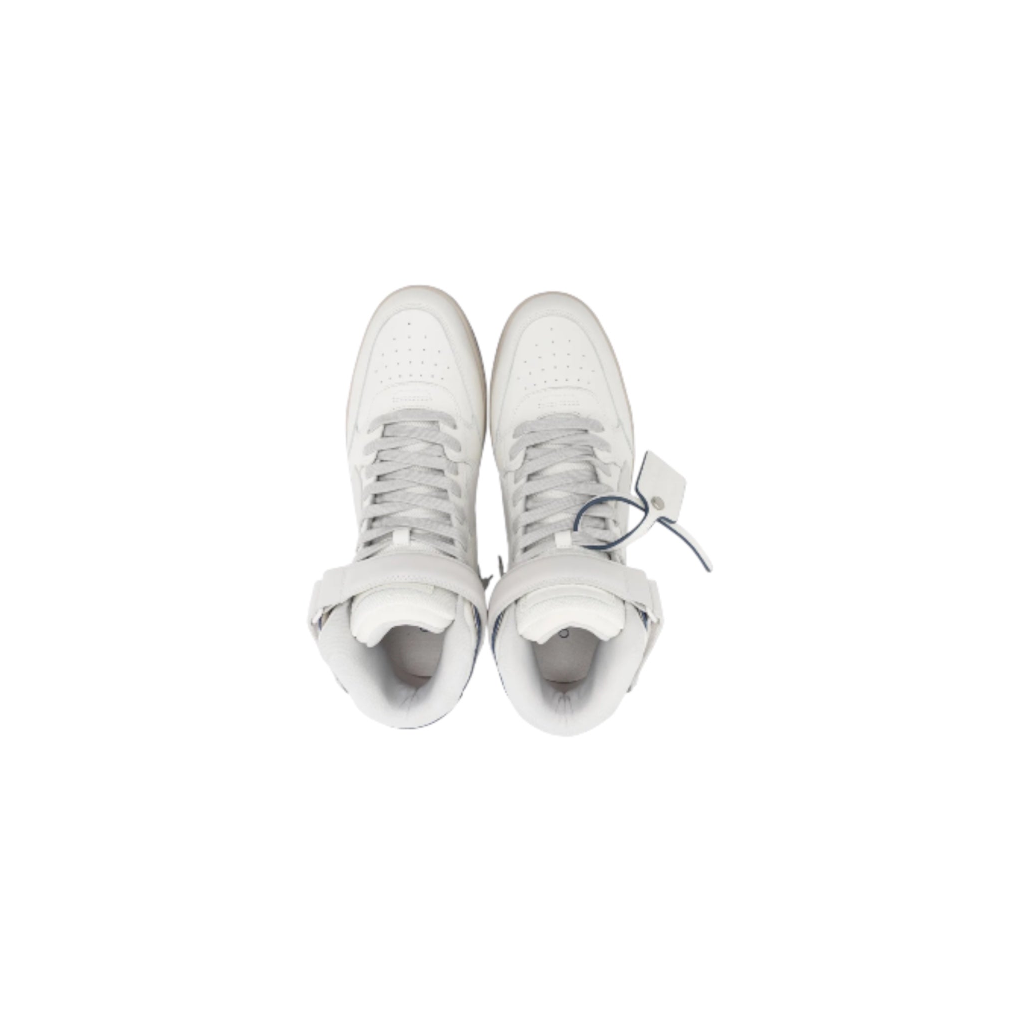 Off-White Out of Office Mid "White/Grey/Navy" – Size 41