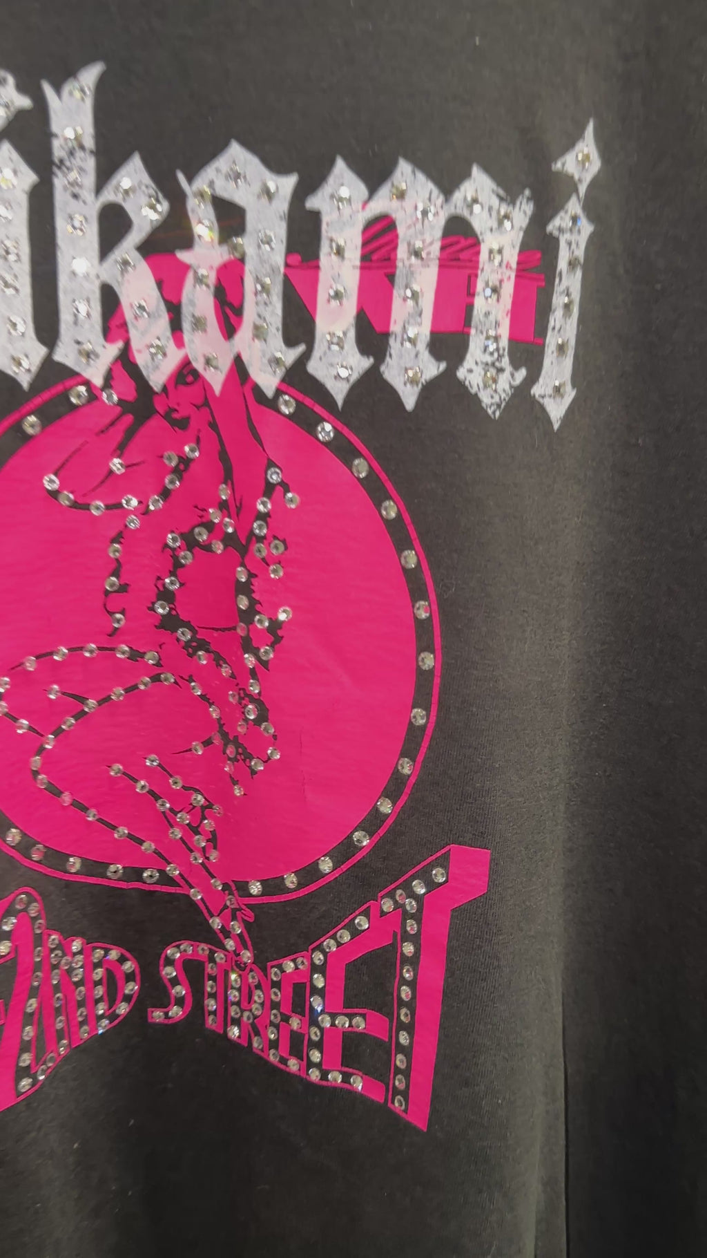 Mikami “4th Street” Pink Crystal Tee (1 of 1)